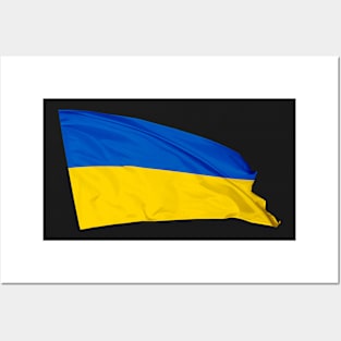 Waving flag of Ukraine Posters and Art